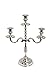 Godinger Silver Art 3 Light Ribbed Nickle Plated Candelabra