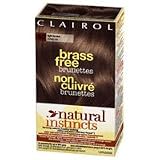 Clairol Natural Instincts Brass Free Haircolor, Light Brown, #6C, 1 ea