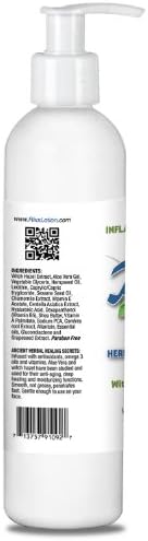 Rixx Lotion 1 pack 8 oz Pump Bottle Non-greasy, Deep penetrating Herbal Moisturizer & Sports Lotion containing Hyaluranic Acid, Witch Hazel, Aloe Vera, Comfrey, Shea Butter, Gotu Kola & Essential Oils