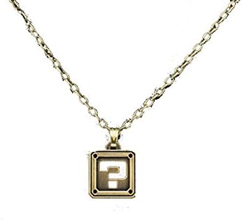 Antiqued Mystery Block Necklace