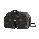 Western Pack WH600 Series 36 Wheeled Duffel Bag (Black)