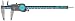 Brown & Sharpe TESA 00530302 IP67 Digital Caliper, LCD, Battery Powered, 0-8