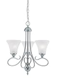 Thomas Lighting Sl8113-78 Elipse Three-Light Chandelier - Brushed Nickel