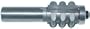 Magnate 6042 Multi-Fluting Router Bits - 1/8" Radius; 1" Cutting Length; 1/2" Shank Diameter