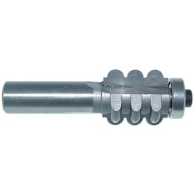 Magnate 6042 Multi-Fluting Router Bits - 1/8" Radius; 1" Cutting Length; 1/2" Shank Diameter