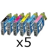 Review PCArena  / 5 sets of all 6 colour inks for Epson Stylus Photo R200 R220 R300 R300M R320 RX300 RX500 RX600 RX620 R340 RX320 Compatible ink TO481 TO482 TO483 TO484 TO485 TO486 by PCArena