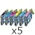 5 sets of all 6 colour inks for Epson Stylus Photo R200 R220 R300 R300M R320 RX300 RX500 RX600 RX620 R340 RX320 Compatible ink TO481 TO482 TO483 TO484 TO485 TO486 by PCArena