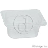 Translucent Food Pan Ninth Size - 4'' deep