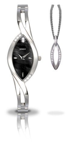 Seksy Sparkle by Sekonda Ladies Black MOP Dial 