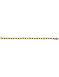 CleverEves 14Kt Yellow Gold Solid Link 4.7mm Bracelet