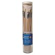 Brush Bundle of 18 Hog Brushes in a Canvas Brush Holder