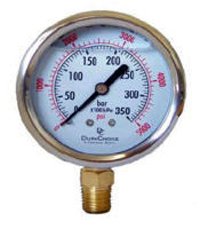 2-1/2" Oil Filled Vacuum Pressure Gauge -30hg/160psi