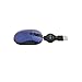 Gear Head Optical Retractable USB Mobile Mouse, Blue/Black (MP1650BLU)