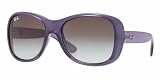 Ray Ban Junior Kids 9047s Metallic Violet Frame/Grey Gradient Lens Plastic Sunglasses