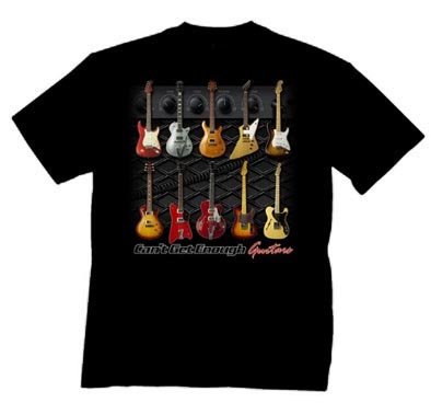Guitar T-shirt Cant Get Enough Guitars
