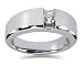 0.25 CTW Men's Diamond Ring in Platinum