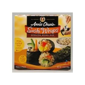 Annie Chun's Sushi Wraps Sprouted Brown Rice -- 7 oz by Annie Chun's