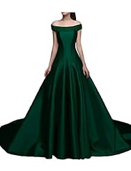 Strapless Satin/Tulle Empire   Waistline Lace Prom Dress/Wedding Dress 