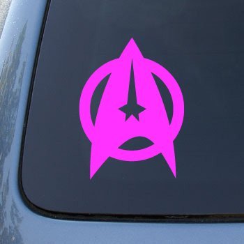  STAR TREK TNG - Vinyl Decal Sticker #A1107 | Vinyl Color: Pink