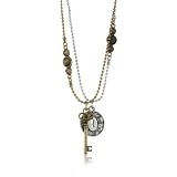 Lucky Brand Soulmate Silver and Gold-Tone Key and K