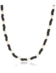 Black Chinese String 7.5-8mm Freshwater Cultured Pearl Necklace, 17"