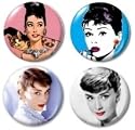 Audrey Hepburn Buttons/Pins/Badges