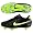 Nike Tiempo Natural II Soft Ground Football Boots - Black/Volt/Silver - Kids