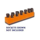 3/8 In Drive Swivel / Impact Metric Socket Organizer w/ Magnetic Base - Solar Orange It very attractive for my likes and will most likely use them the most