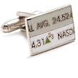 Stock Ticker Cufflinks