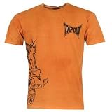 Tapout Premier T Shirt Mens Orange Extra Lge