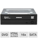Samsung  24x SATA DVD¡ARW Internal Drive without Software, Black SH-224BB/BEBE