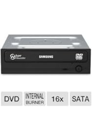 Personal Computer: Samsung  24x SATA DVD?ARW Internal Drive without Software, Black SH-224BB/BEBE - Samsung