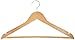 AmazonBasics Wood Suit Hangers - 16 Pack, Maple