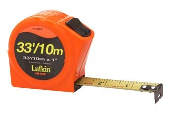 Lufkin -- LUFKIN HV1433DM 10M METRIC ENGINEER FEETS TAPE -- Engineer