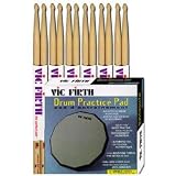 Vic Firth 6 Pair 5B with PAD6