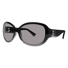 FENDI FS449 003 BLACK FADE PLASTIC SUNGLASSES