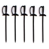 Plastic Drink Swords - Box of 1000 (Black)