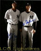 Yankees, New York (Hideki Matsui, Chien-Ming Wang) Autographed/Hand Signed 8x10 Photo By Hideki Mats