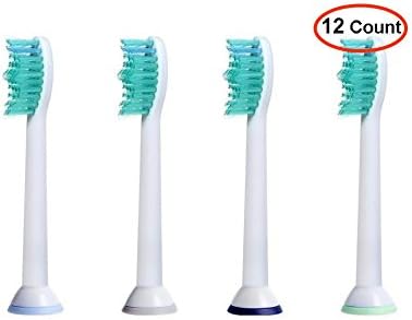 Generic Philips Sonicare Brush Heads Proresults HX6014, Compatible with DiamondClean, Flexcare, HealthyWhite, and EasyClean, 4, 8, 12, 16, 20 Count (12)