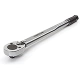 TEKTON 24335 1/2-Inch Drive Click Torque Wrench, 10-150-Foot/Pound