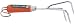Stainless Steel Heavy Duty Hand Cultivator