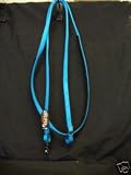 TURQUOISE BLUE NYLON HORSE TACK ROPER BARREL REINS