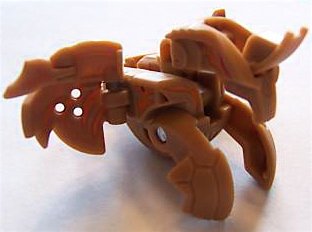 Childrens Toyshop  Toys : Bakugan Bakupearl Sub Terra Storm Skyress LOOSE [Brown] 440g
