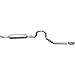 Gibson 619691 Stainless Steel Single Exhaust System