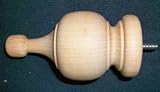 Hardwood Finial - 2/pak [CAPITOL CITY LUMBER]