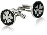 4 Leaf Clover Cufflinks With Presentation Box