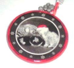 Keith KimberlinTwo Cats Looking Into Fishbowl Ornament