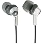 Panasonic RP-HJE300 Portable Earbud Headphones with Carrying Pouch (Black)
