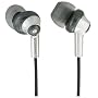 Panasonic RP-HJE300 Portable Earbud Headphones with Carrying Pouch (Black)