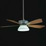 Minka Aire F814-BNZ 1950s Ceiling Fan, Brushed Nickel